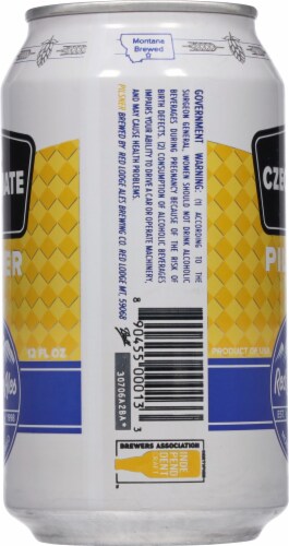 Red Lodge Ales Czechmate Pilsner Perspective: right