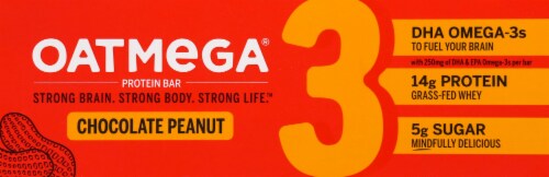 Oatmega Chocolate Peanut Crisp 12 Count Perspective: right
