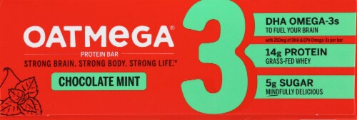 Oatmega Chocolate Mint Crisp 12 Count Perspective: right