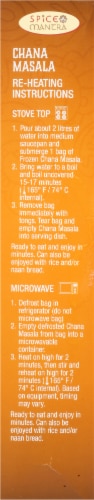Spice Mantra Chana Masala Frozen Meal Perspective: right