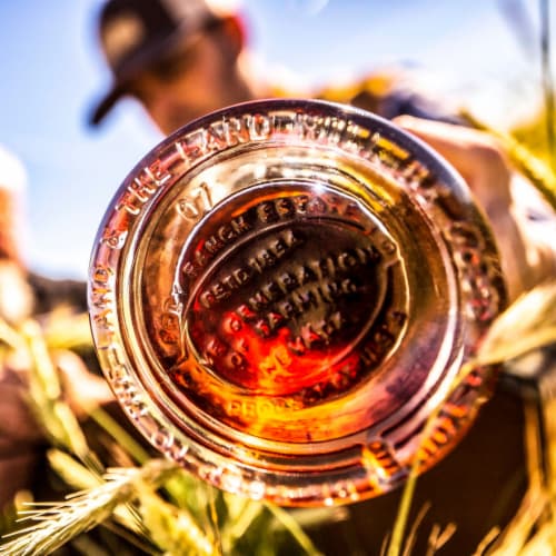 Frey Ranch Straight Bourbon Whiskey Perspective: right
