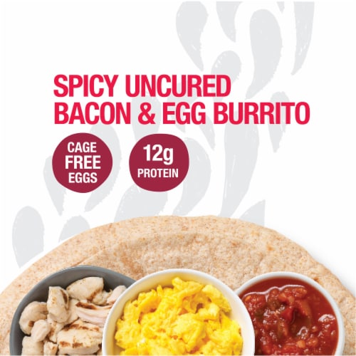Evol Spicy Uncured Bacon & Egg Burrito Perspective: right
