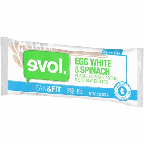 Evol Lean & Fit Egg White & Spinach Burrito Perspective: right