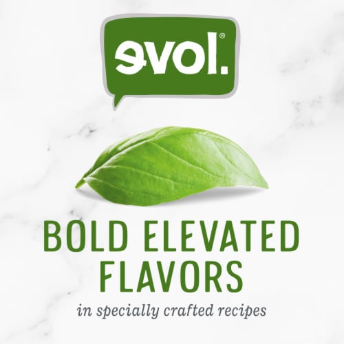 Evol Portabella And Goat Cheese Ravioli Frozen Meal Perspective: right