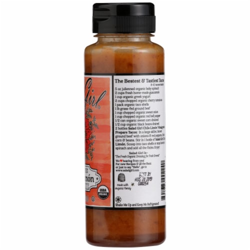 Salad Girl Chile Limon Organic Salad Dressing Perspective: right