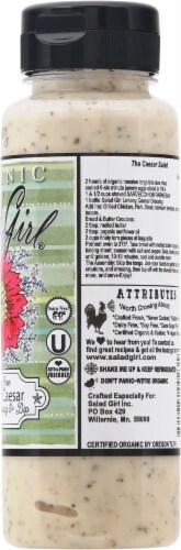 Salad Girl Organic Creamy Lemony Caesar Dressing Perspective: right