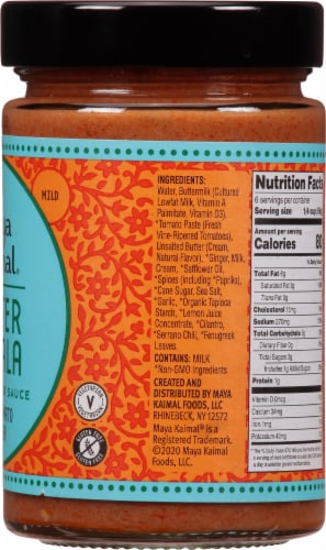 Maya Kaimal® Butter Masala Mild Indian Simmer Sauce Perspective: right
