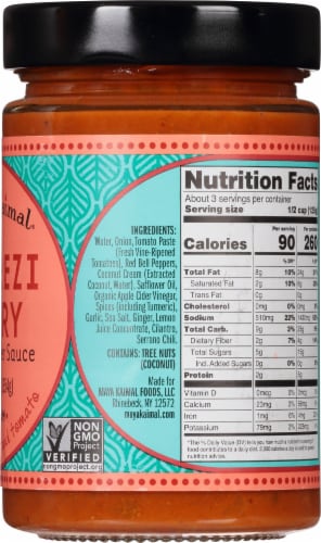 Maya Kaimal Jalfrezi Curry Indian Simmer Sauce Perspective: right