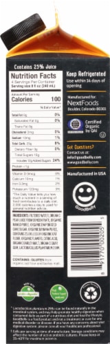 GoodBelly® Probiotics Organic Mango Juice Drink Perspective: right
