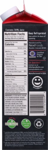 GoodBelly® Probiotics Raspberry Blackberry Flavored JuiceDrink Perspective: right