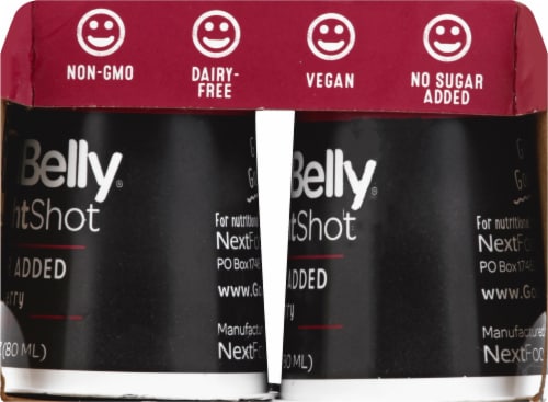 GoodBelly Probiotic StraightShot Yumberry Flavor Oat Drink Perspective: right