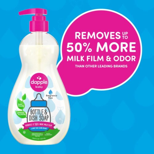 Dapple® Fragrance Free Bottle & Dish Soap Perspective: right