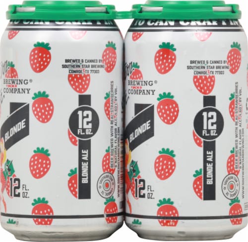 Southern Star Brewing Company® Strawberry Blonde Ale Cans Perspective: right