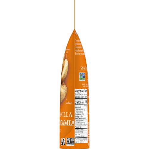 Sahale Snacks® Tangerine Vanilla Cashew-Macadamia Glazed Mix Nuts Perspective: right