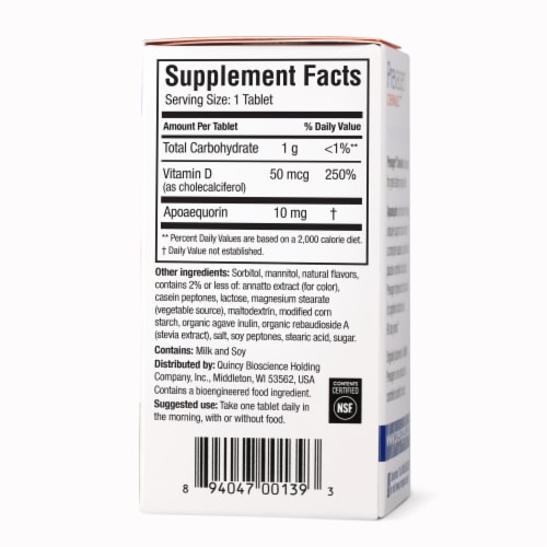 Prevagen® Regular Strength Apoaequrin Vitamin D Orange Chewable Tablets Perspective: right