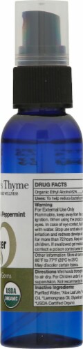 Brittanie's Thyme Lemongrass & Peppermint Hand Sanitizer Perspective: right