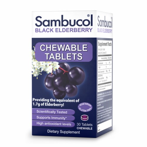 Sambucol® Black Elderberry Chewable Tablets Perspective: right