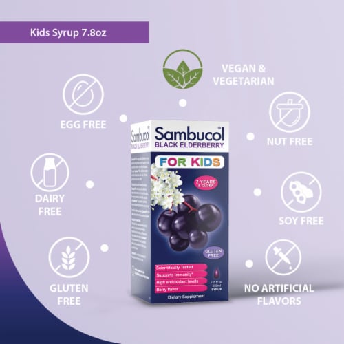 Sambucol® Black Elderberry Liquid For Kids Perspective: right