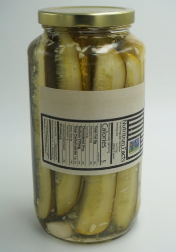 McClure's® Garlic & Dill Pickle Spears Perspective: right
