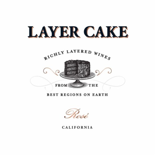 Layer Cake California Rose Wine Perspective: right