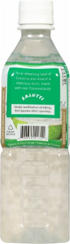 Salutti® Coconut Pulp with Aloe Drink Beverage Perspective: right