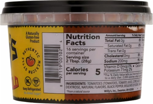 Willy's™ Mild Salsa Perspective: right