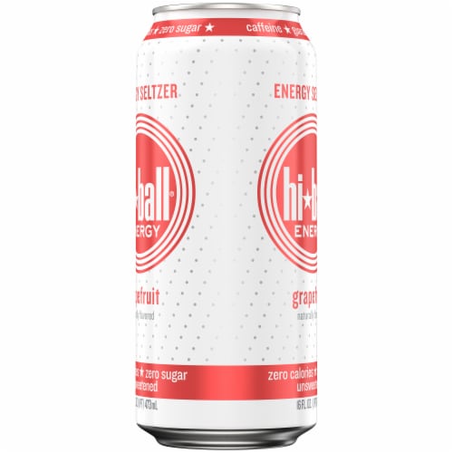 HiBall Grapefruit Sparkling Energy Water Perspective: right
