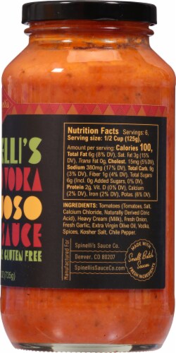 Spinelli's Creamy Tomato Vodka Sauce Perspective: right