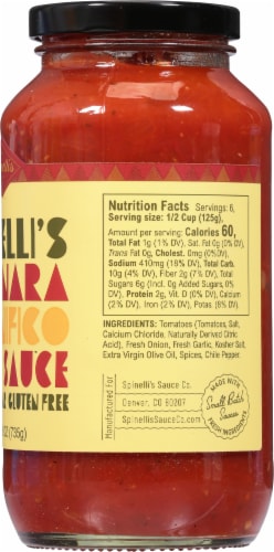 Spinelli's Classic Marinara Sauce Perspective: right