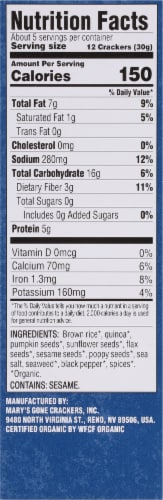 Mary's Gone Crackers™ Super Seed Gluten Free Crackers Perspective: right