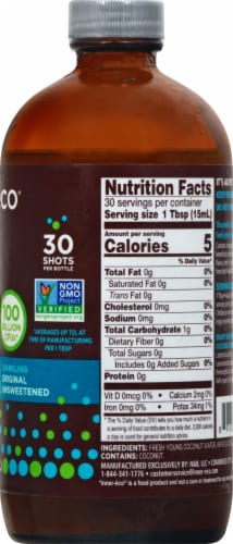 Inner-Eco® Sparkling Original Unsweetened Probiotic Coconut Water Perspective: right