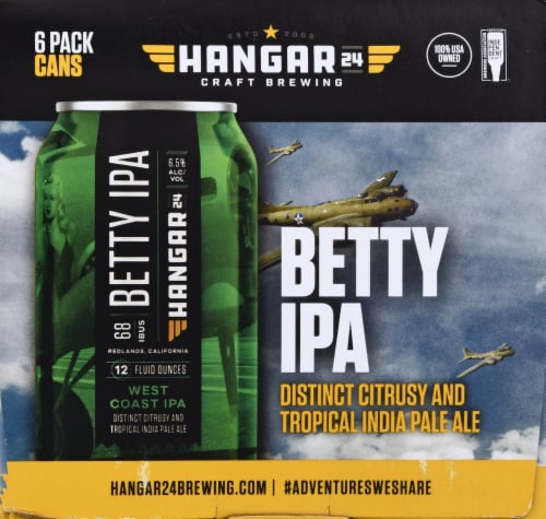 Hangar 24 Craft Brewery Betty IPA Perspective: right
