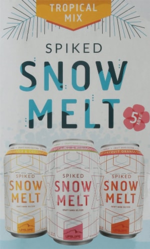 Spiked Snowmelt Seltzer Hard Seltzer Variety Pack Perspective: right