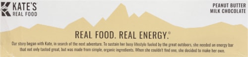 Kate’s Real Food® Peanut Butter Milk Chocolate Tram Bar Perspective: right
