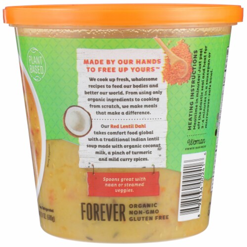 Boulder Organic Foods® Gluten Free Lentil Red Dahl Soup Perspective: right