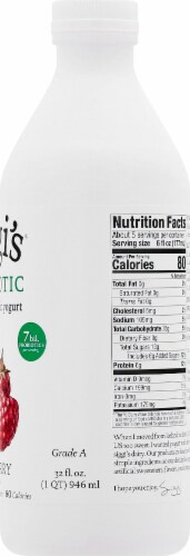 Siggi's Raspberry Skyr Probiotic Yogurt Drink Perspective: right