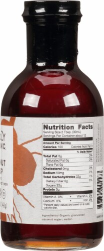 Wildly Organic  Coconut Syrup Perspective: right