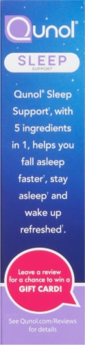 Qunol® Sleep Support Capsules Perspective: right