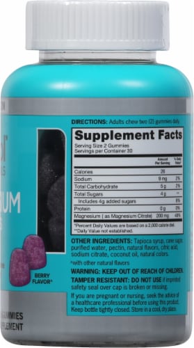 Qunol Magnesium Gummy Perspective: right