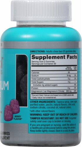 Qunol Magnesium Gummy Perspective: right