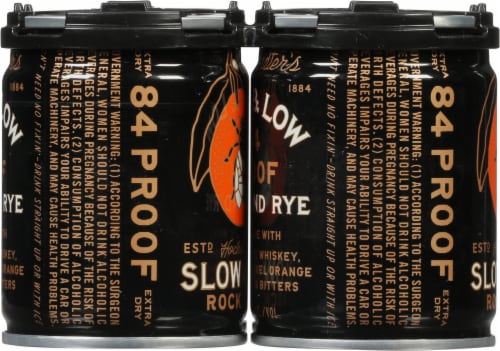 Slow & Low Rock and Rye Whiskey Perspective: right