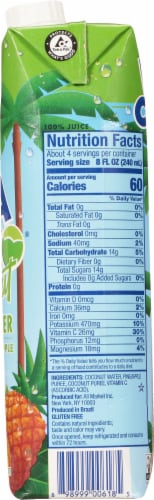 Vita Coco® Coconut Pineapple Flavored Bottled Water Perspective: right