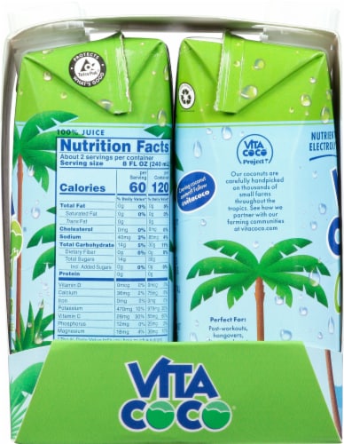 Vita Coco® Coconut Pineapple Flavored Bottled Water Perspective: right