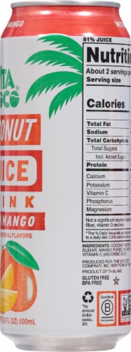 Vita Coco® Coconut Juice Drink with Mango Perspective: right