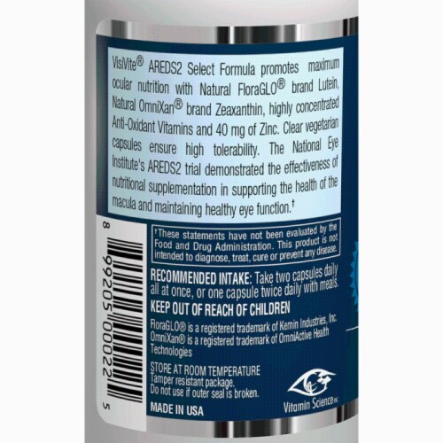 VisiVite, AREDS 2 Select Eye Vitamin Formula Perspective: right