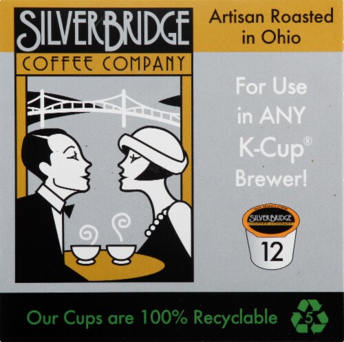 Silver Bridge Buckeye Breakfast Buzz Medium Roast Coffee Pods Perspective: right