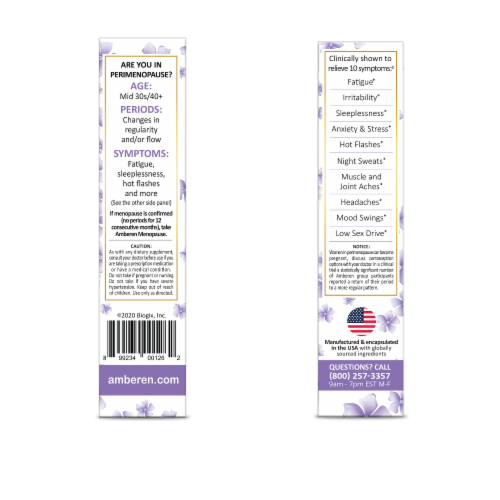 Amberen Perimenopause Multi-Symptom Relief Perspective: right