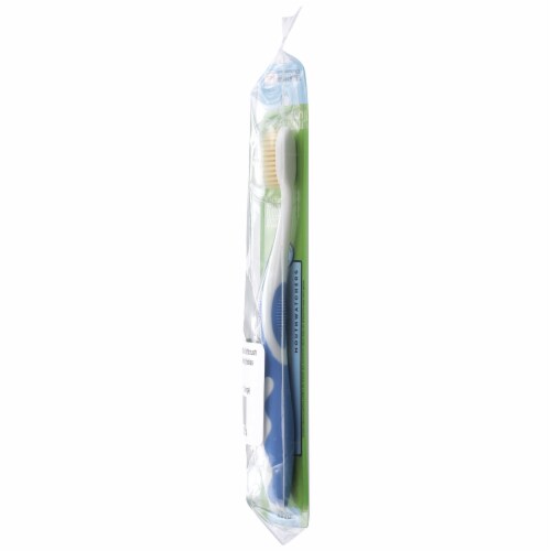 Doctor Plotka's Mouthwatchers Antimicrobial Toothbrushes with Flossing Bristles Perspective: right
