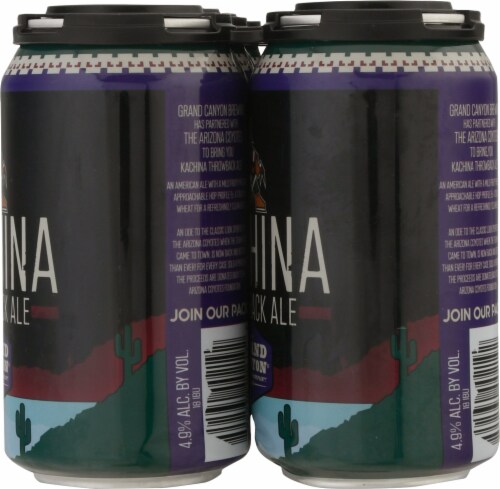 Grand Canyon Brewing Co. Kachina Throwback Ale Perspective: right