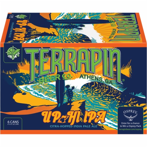 Terrapin Up-Hi California Style IPA Beer Perspective: right
